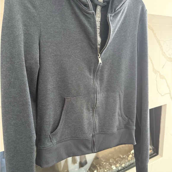 Gray Zip-Up Hoodie - Picture 3 of 4